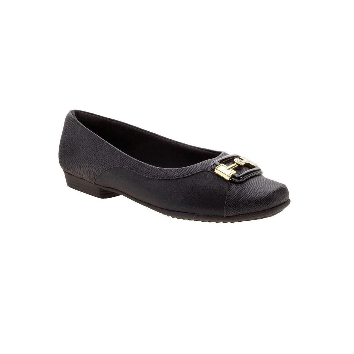 A Sapatilha Piccadilly 250186 Feminino - Preto Menor preço em A Sapatilha Piccadilly 250186 Feminino - Preto