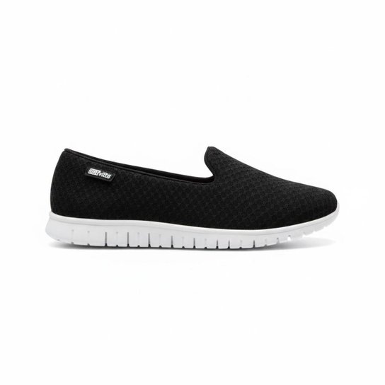 Actvitta Tênis Lycra Preto Feminino Anatómico Leveza