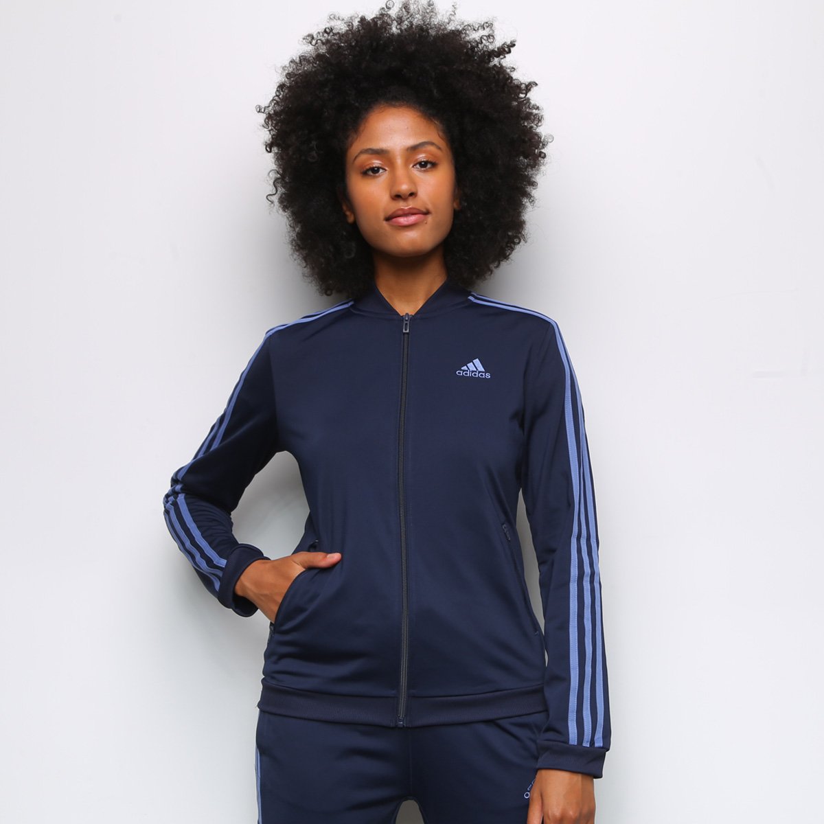 agasalho adidas masculino 3 listras