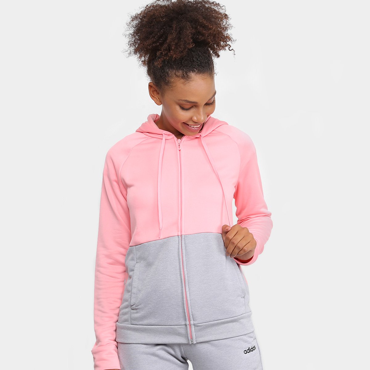 conjunto da adidas feminino rosa
