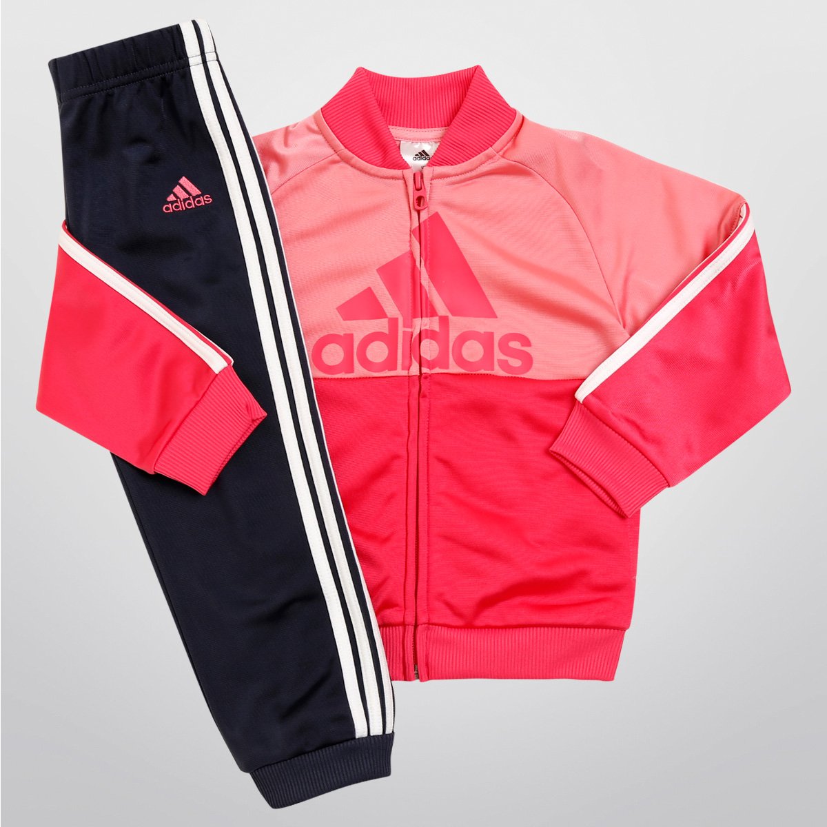 agasalho adidas preto e rosa