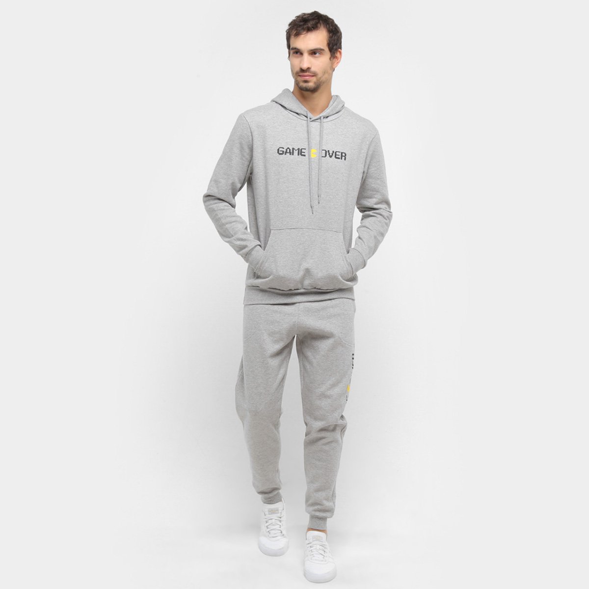 pac man champion moletom com capuz