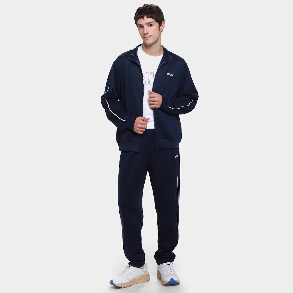 Agasalho Fila Letter Icon Masculino