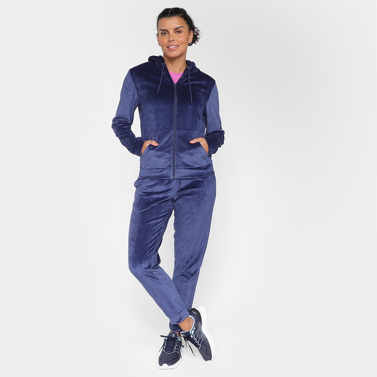 Agasalho Gonew Plush Feminino - Marinho é ruim? Agasalho Gonew Plush Feminino - Marinho é boa?