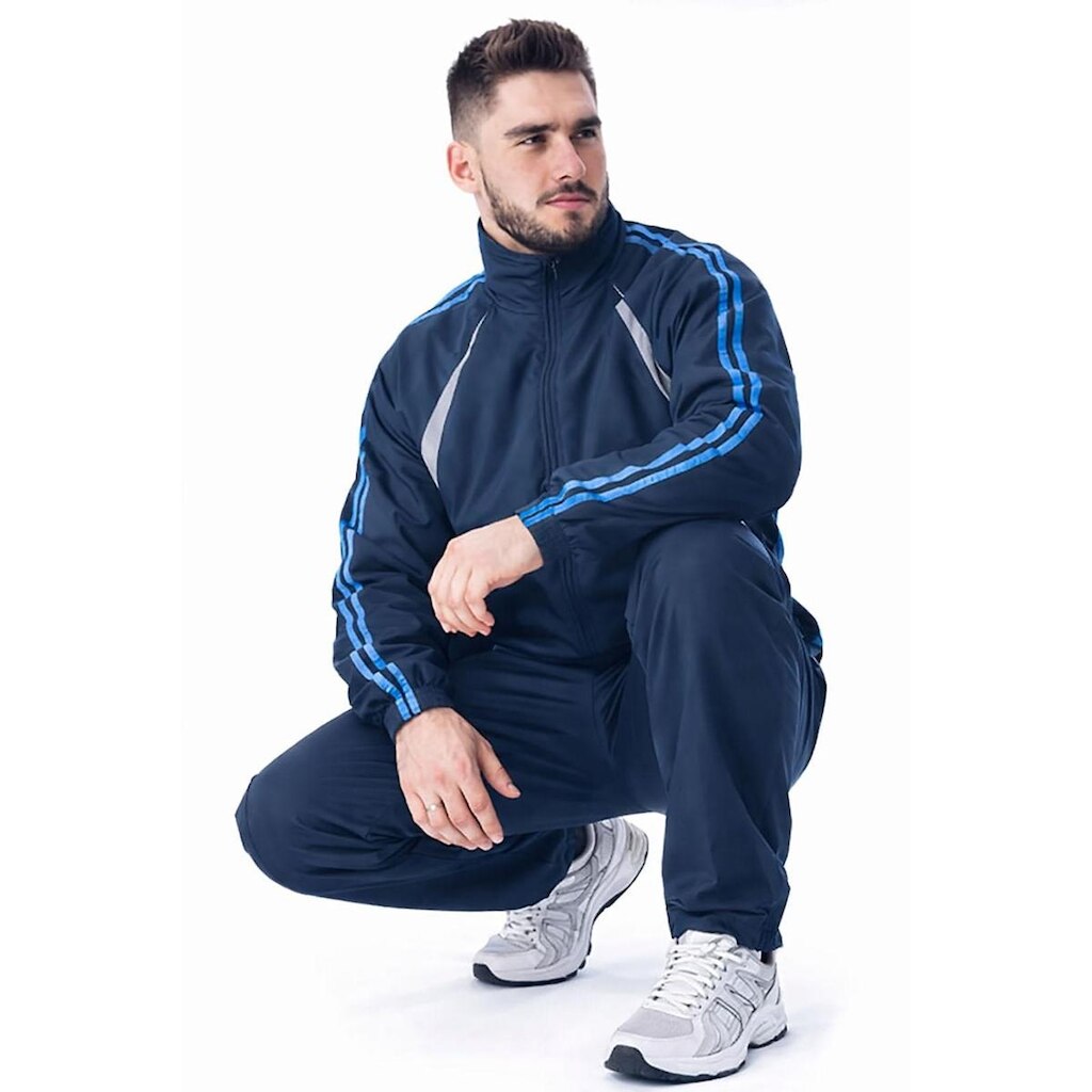 Agasalho Masculino Tactel Calça Jaqueta Forrado Esportivo