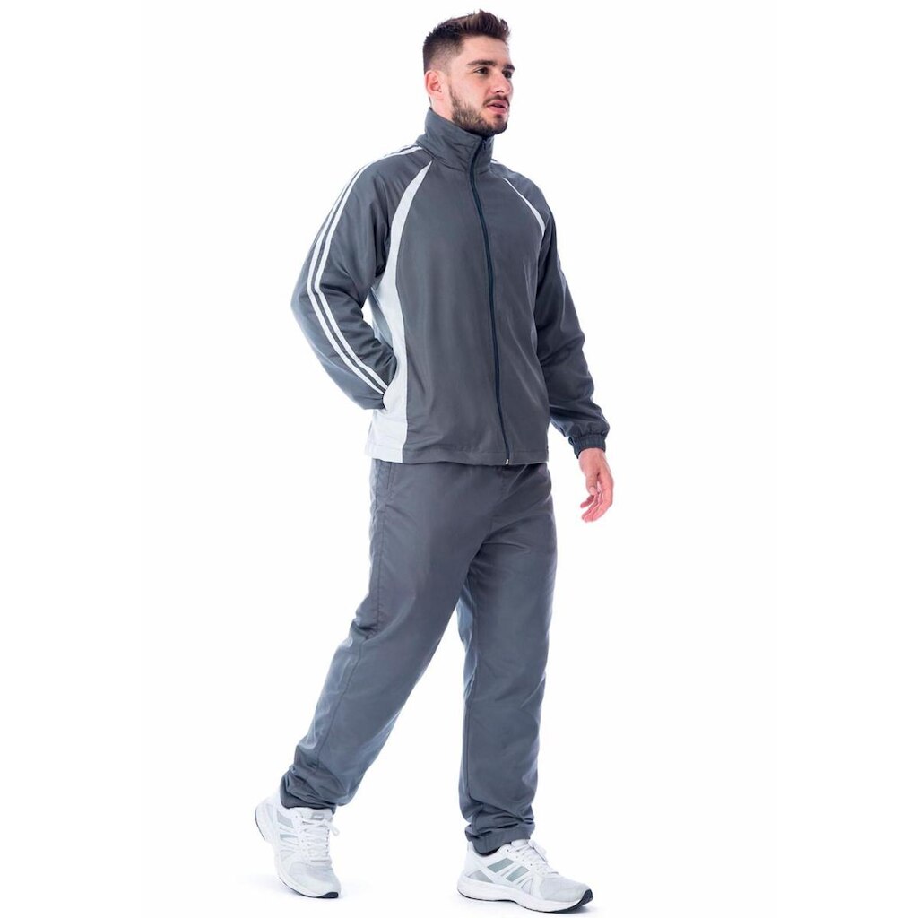Agasalho Masculino Tactel Calça Jaqueta Forrado Esportivo