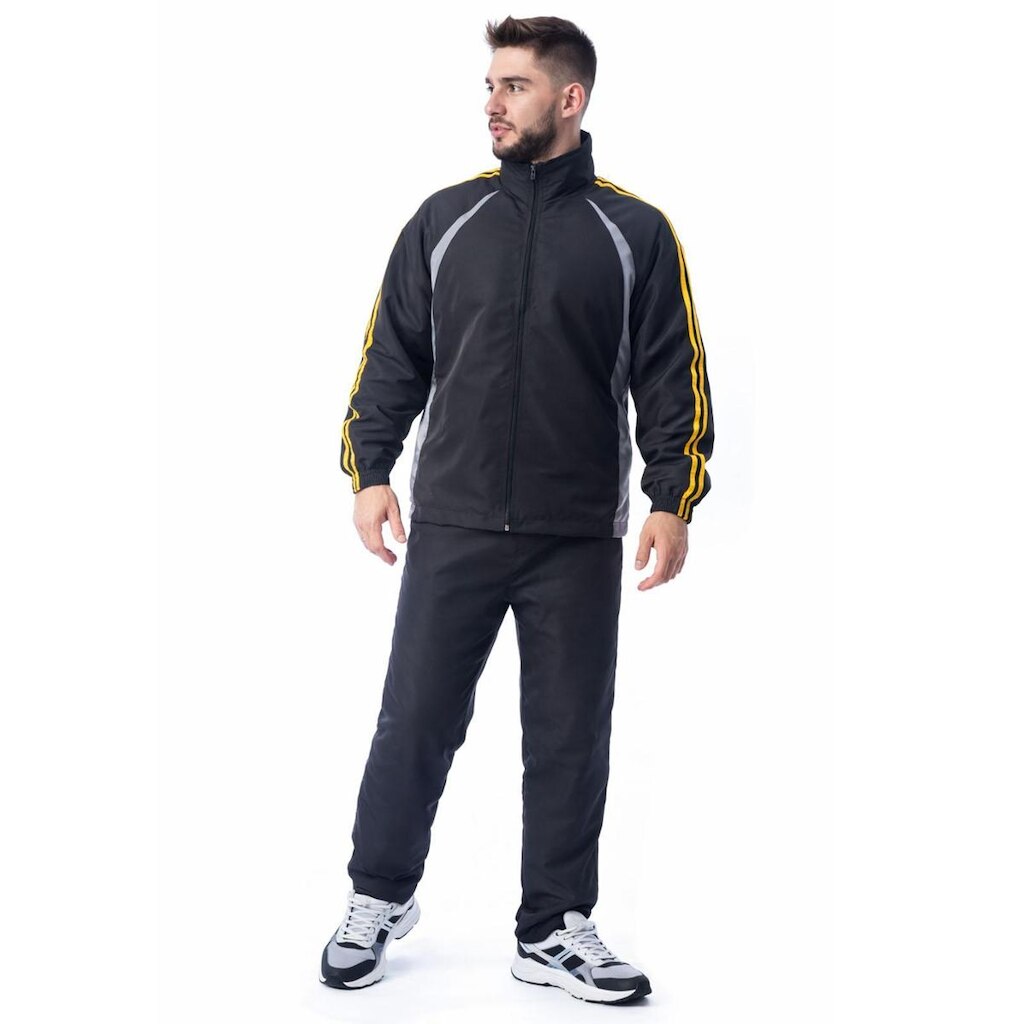 Agasalho Masculino Tactel Calça Jaqueta Forrado Esportivo