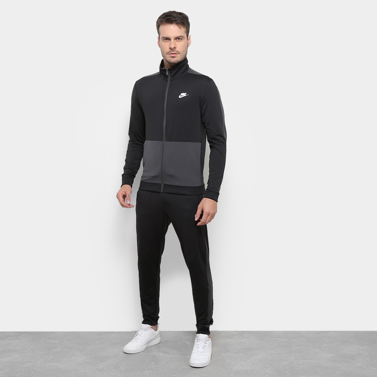 Agasalho Nike Sportswear Masculino - Preto+Cinza é ruim? Agasalho Nike Sportswear Masculino - Preto+Cinza é boa?