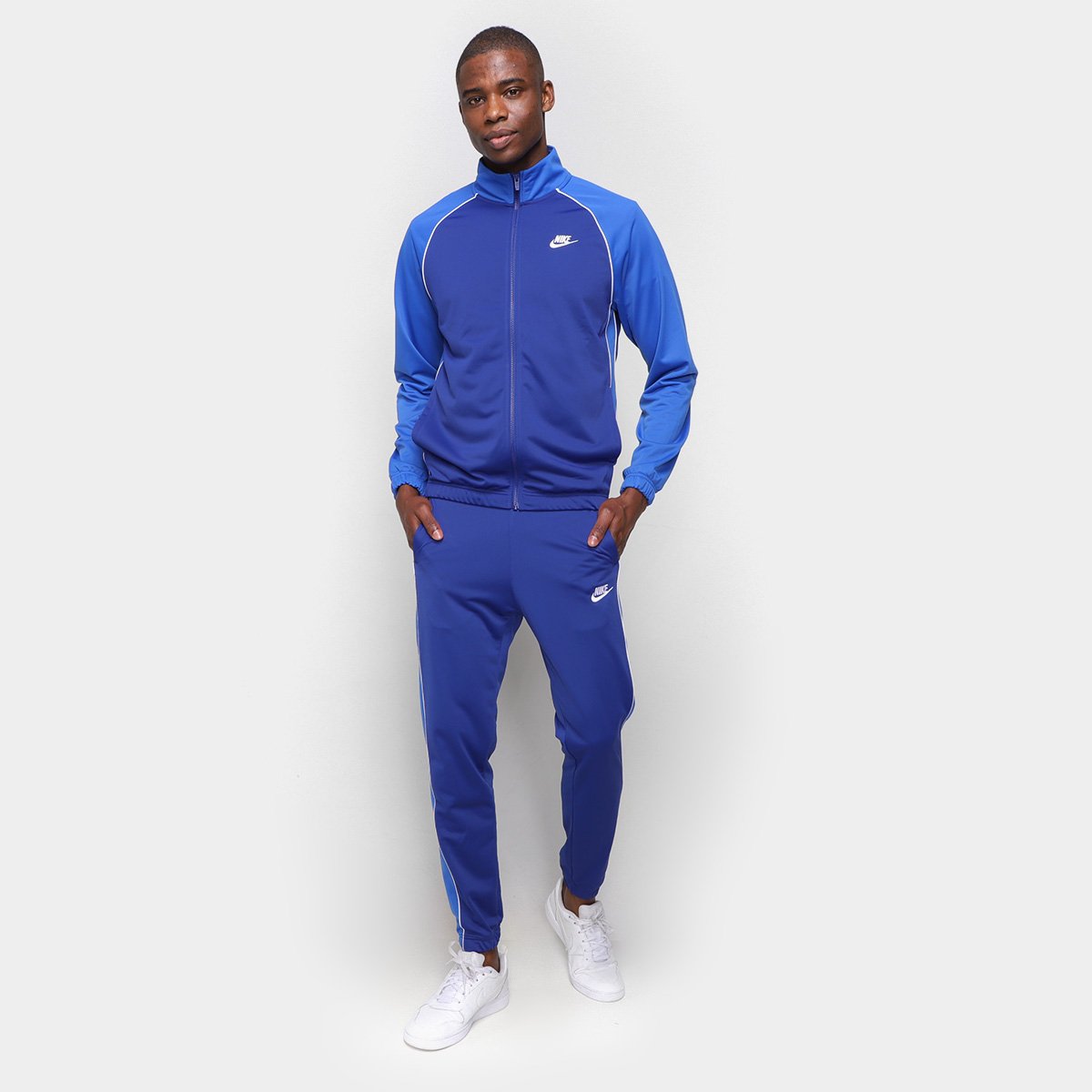 Agasalho Nike Suit Masculino - Azul+Marinho Menor preço em Agasalho Nike Suit Masculino - Azul+Marinho