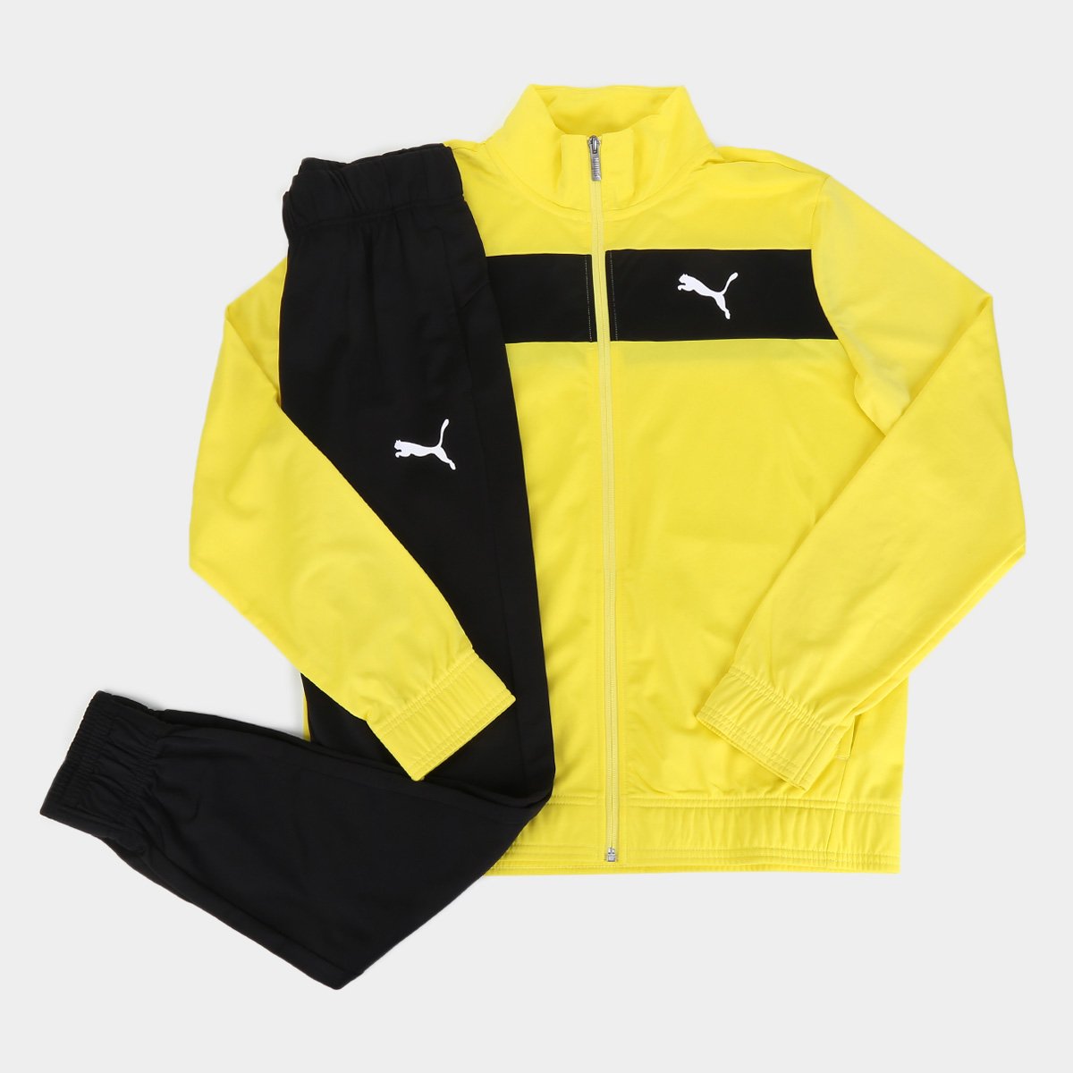 Agasalho Puma Techstripe Tricot Suit Masculino - Amarelo+Preto é ruim? Agasalho Puma Techstripe Tricot Suit Masculino - Amarelo+Preto é boa?