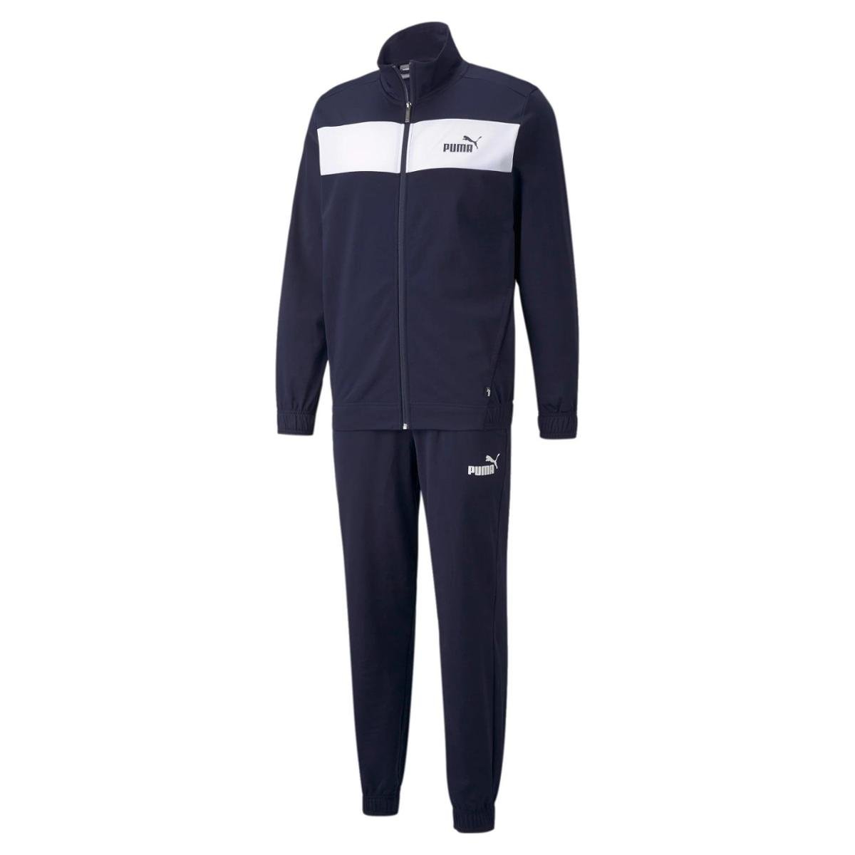 Agasalho Puma Tracksuit Masculino - Marinho e Branco - Marinho+Branco Menor preço em Agasalho Puma Tracksuit Masculino - Marinho e Branco - Marinho+Branco