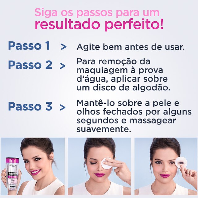 Água Micelar Bifásica L'Oréal Paris - 200ml