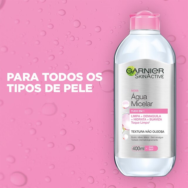 Água Micelar Garnier Skin Tudo Em 1 - 400ml