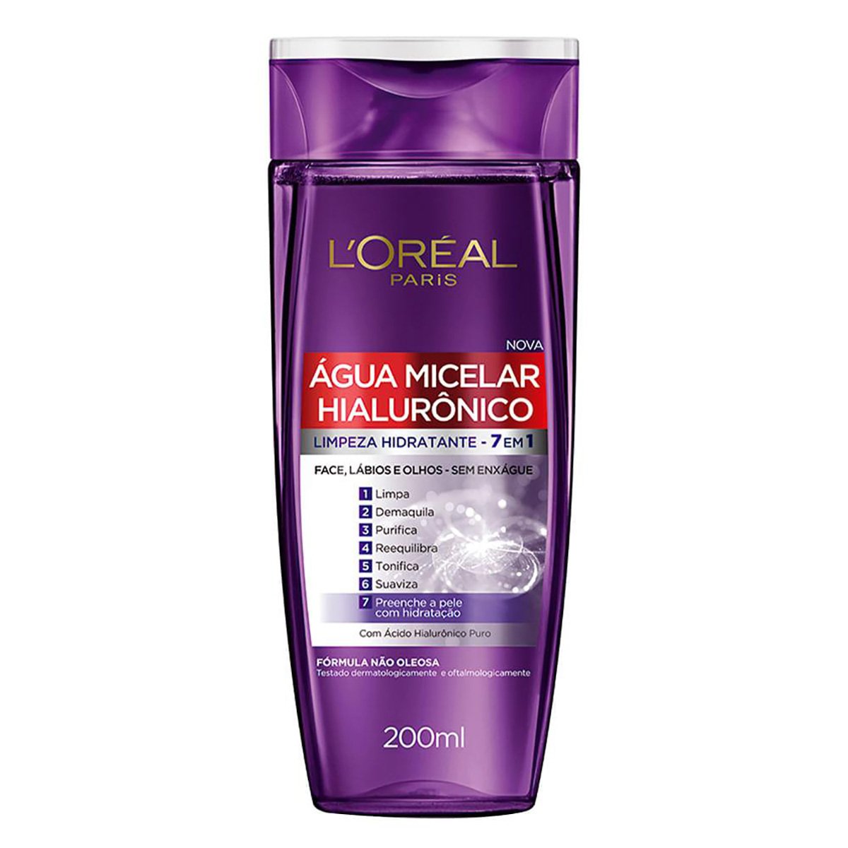 Água Micelar Hialurônico Demaquilante 200ml - Loréal Paris Menor preço em Água Micelar Hialurônico Demaquilante 200ml - Loréal Paris