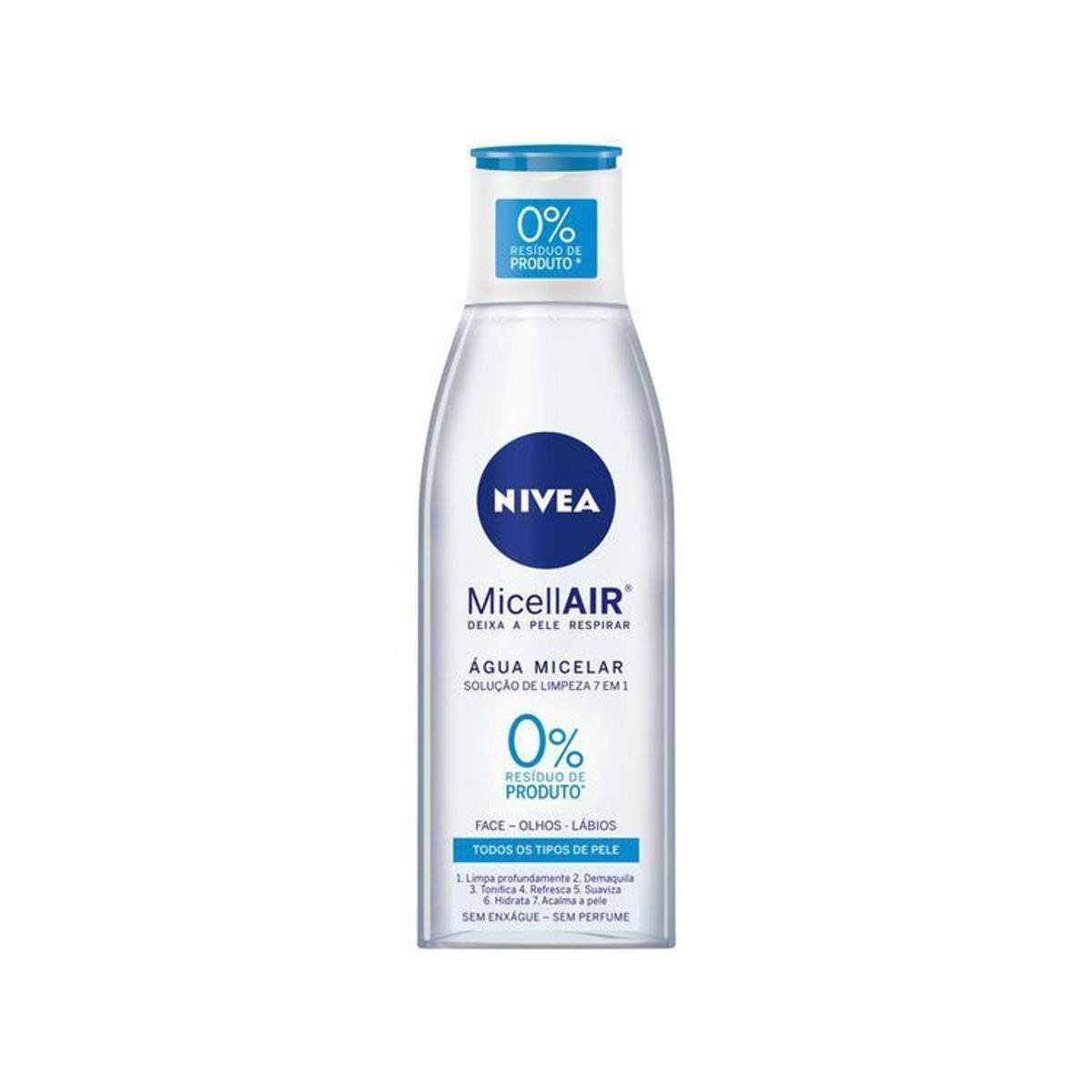 Água Micelar Líquida Nivea Solução de Limpeza 7 em 1 - 200ml Menor preço em Água Micelar Líquida Nivea Solução de Limpeza 7 em 1 - 200ml