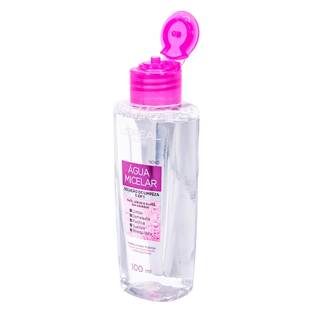 Água Micelar Solução de Limpeza 5 em 1 L'Oréal Paris - 100ml