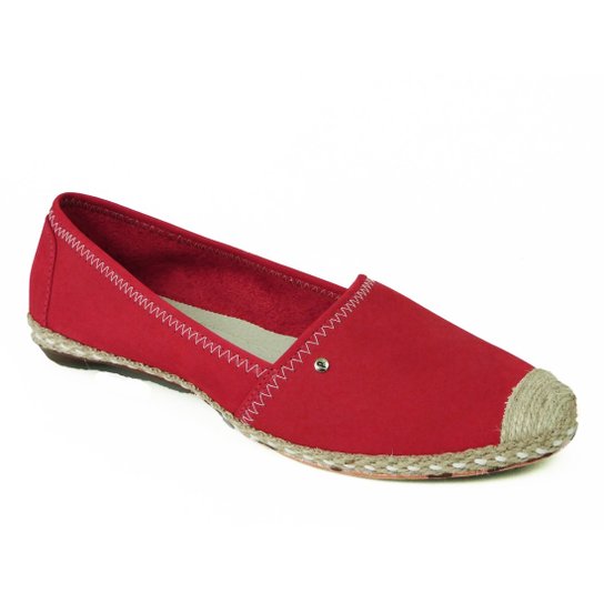 Alpargata Parô com Detalhe de Corda Sisal - Vermelho