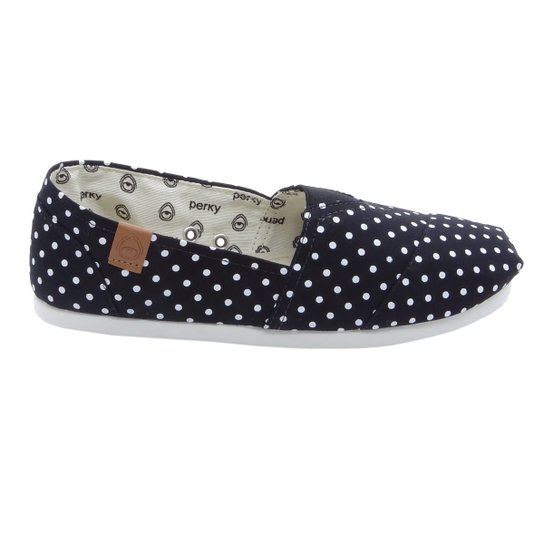 Alpargata Perky Dark Ladybug Feminino - Preto+Branco