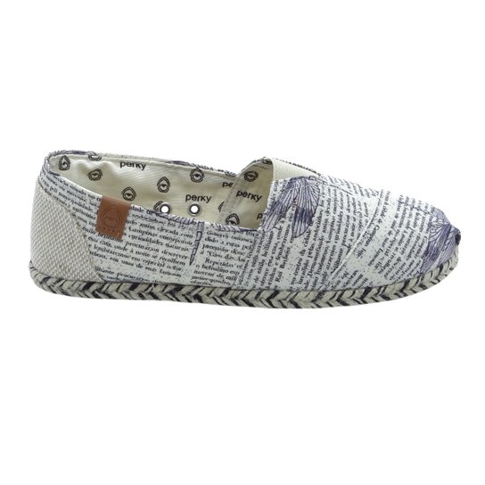 Alpargata Perky Enciclopédia Feminino - Branco
