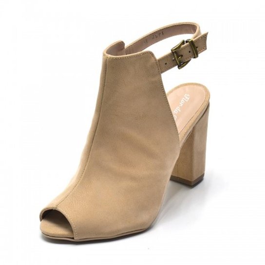 Ankle Boot DuduDias10 Feminina - Nude