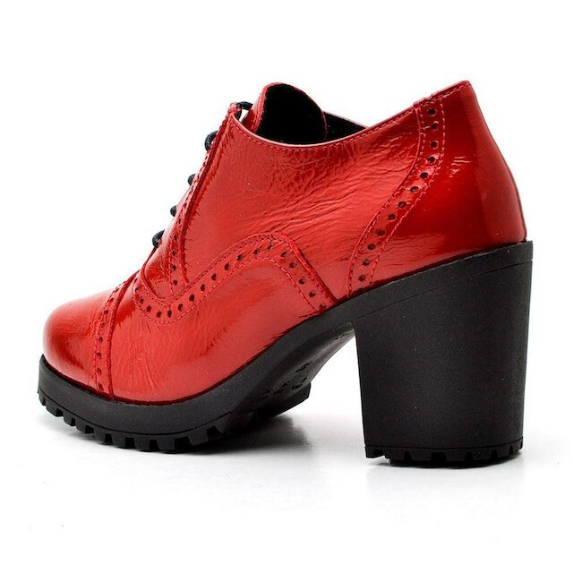 Ankle Boot Verniz Q&A Feminino