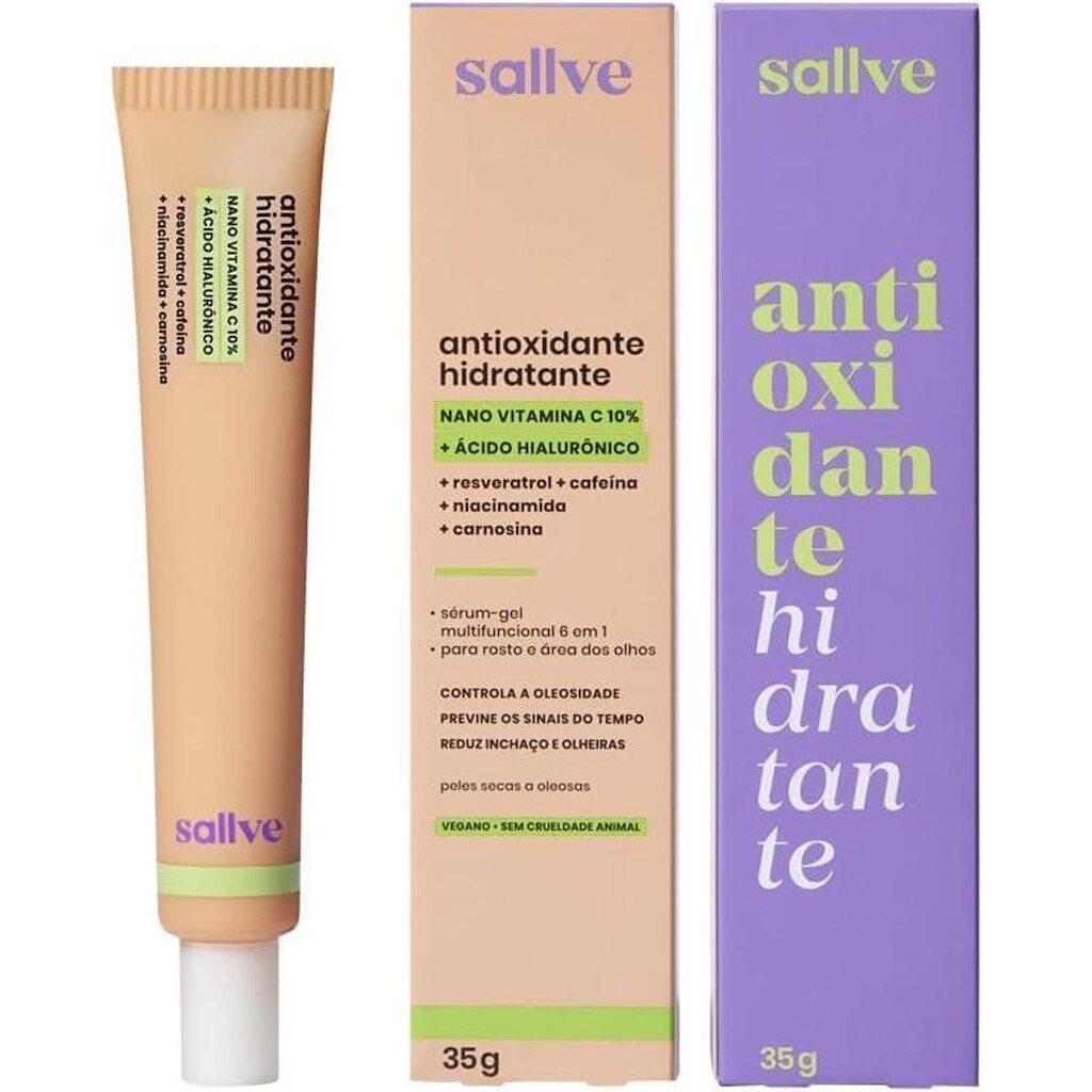 Antioxidante Hidrat Facial 35g - Sallve