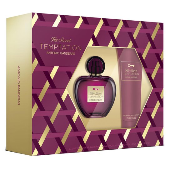Antonio Banderas Her Secret Temptation Kit - Eau de Toilette + Loção Corporal Kit - Incolor