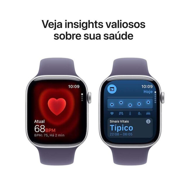Apple Watch Series 11 GPS + Cellular Caixa de Alumínio 46mm Pulseira Esportiva P/M