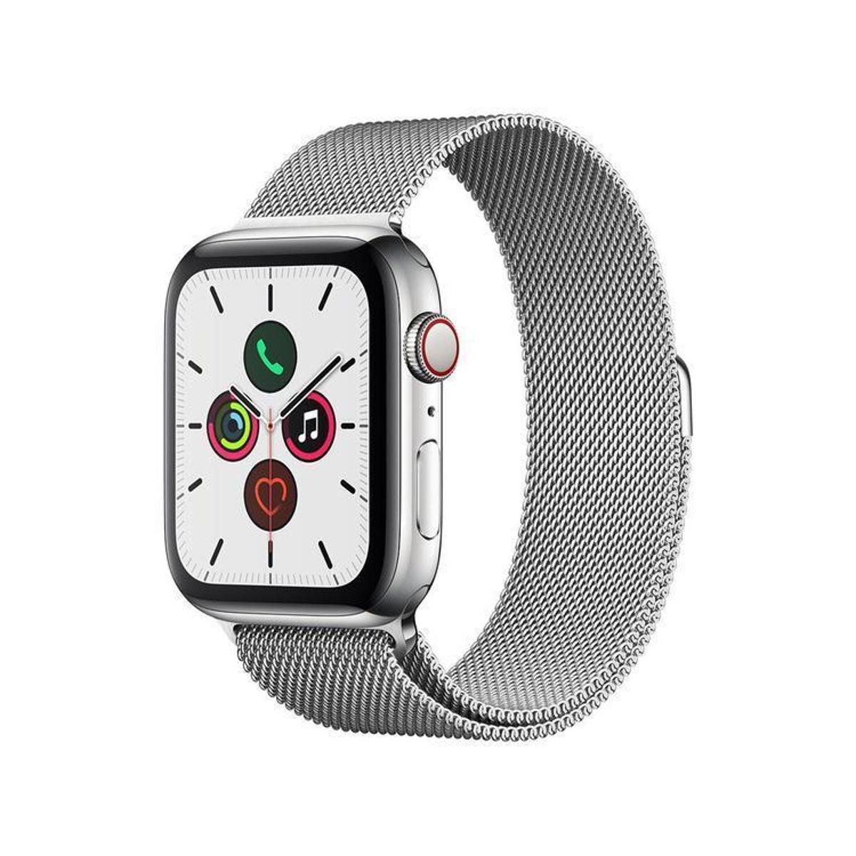 Apple Watch Series 5 (GPS + Cellular) 44mm - Caixa Aço Inoxidável