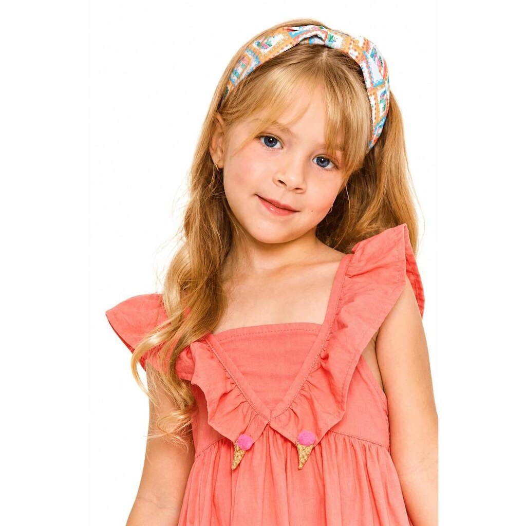 Arco Infantil Menina Delícias de Verão Alphabeto Off White