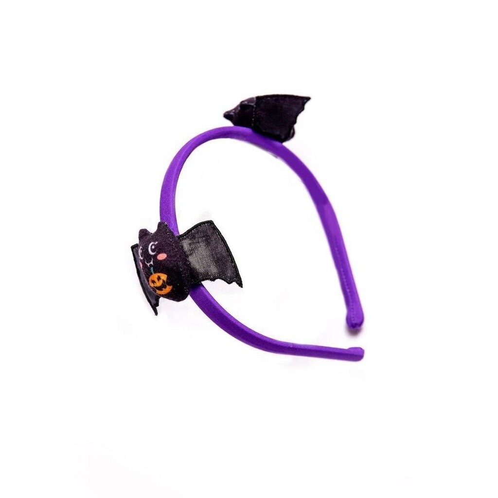 Arco Infantil Menina Halloween Morceguinha Alphabeto Preto