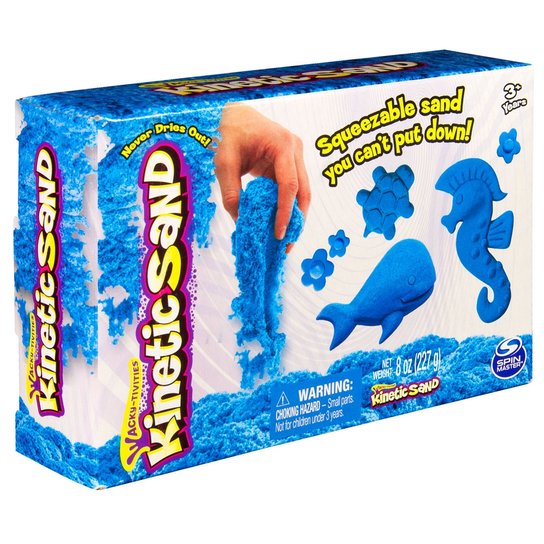 Areia para Modelar - Massa Areia - Kinetic Sand - Cores Neon - Sunny - Incolor