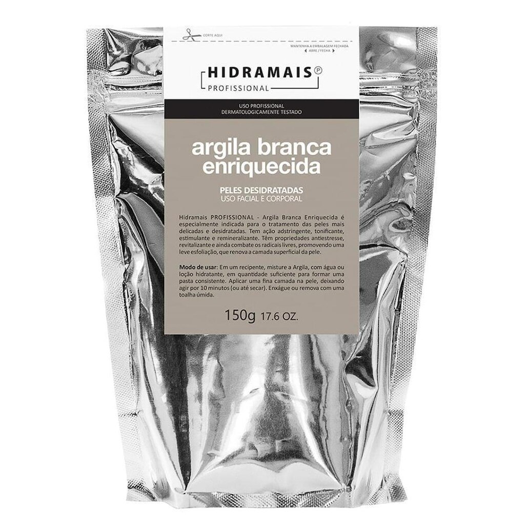 Argila em Pó Hidramais Branca 150g