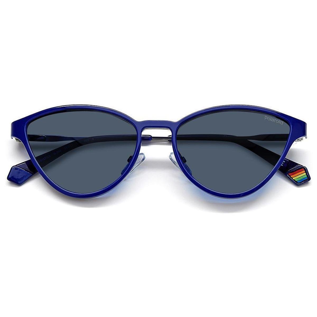 Armação Clip-On Polaroid PLD 6157/Cs 6LB 55 Cinza Zattini