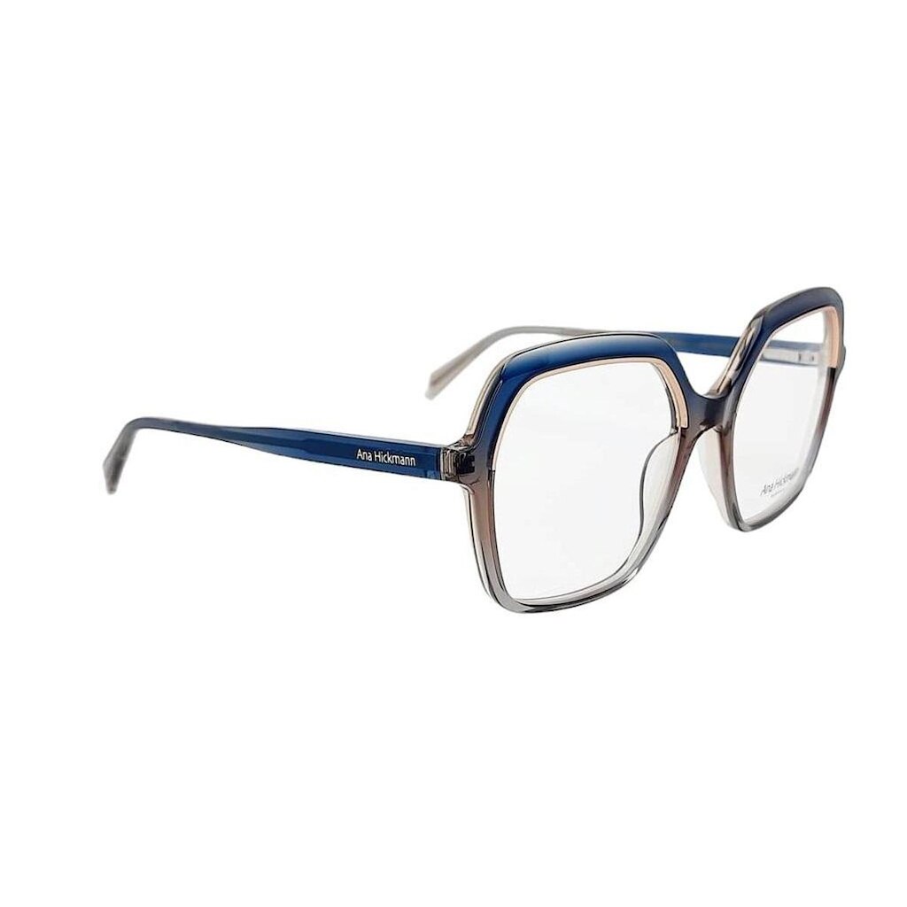 Armação De Óculos Ana Hickmann Ah60071 M06 Azul Brilho
