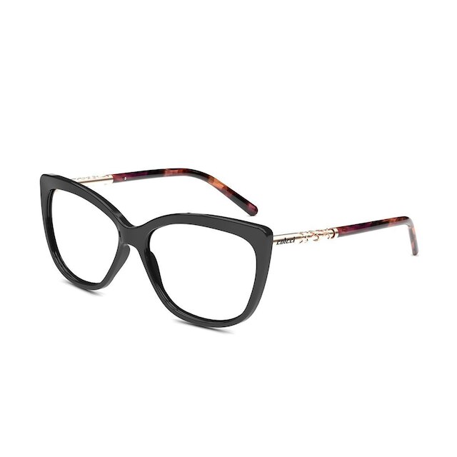 Armação De Óculos Colcci C6118aea54 Preto Brilho