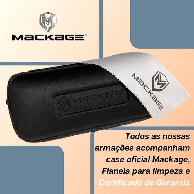 Armação de Óculos de Grau Feminino Hexagonal Mackage