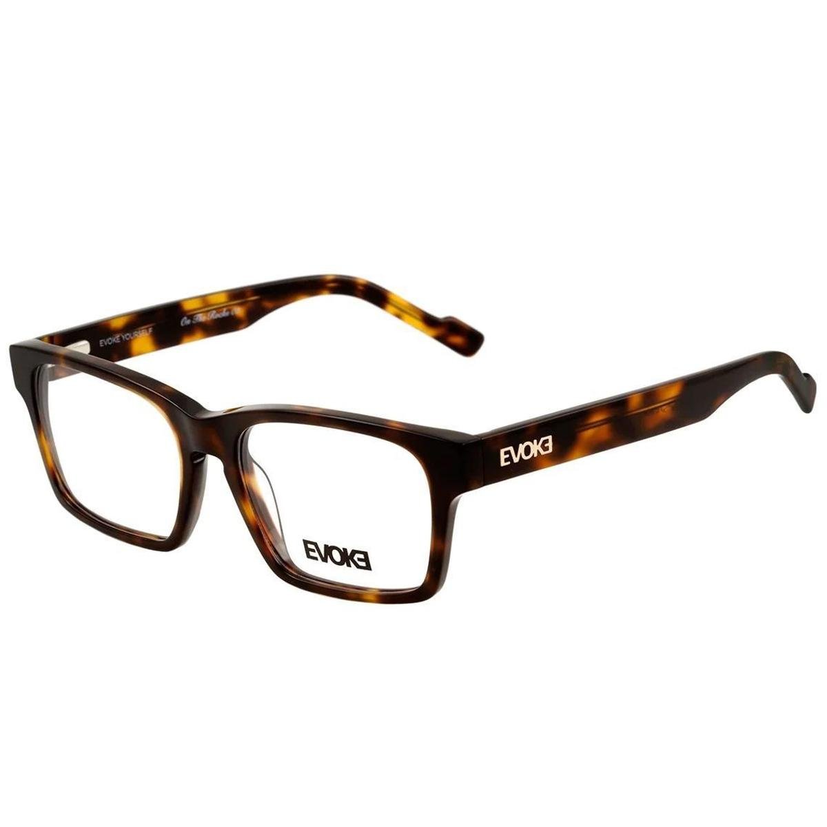 Armação De Óculos Evoke On The Rocks 2 G21 Marrom Brilho Tartaruga - Marrom Menor preço em Armação De Óculos Evoke On The Rocks 2 G21 Marrom Brilho Tartaruga - Marrom