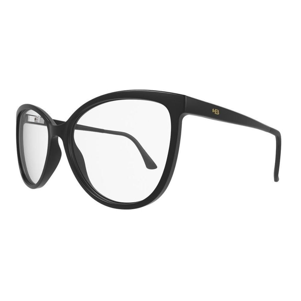 Armação De Óculos Hb 0484 10104840149010 Preto Brilho