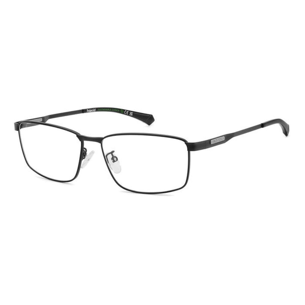 Armação De Óculos Polaroid Pld D534/g 003 57 Preto Fosco