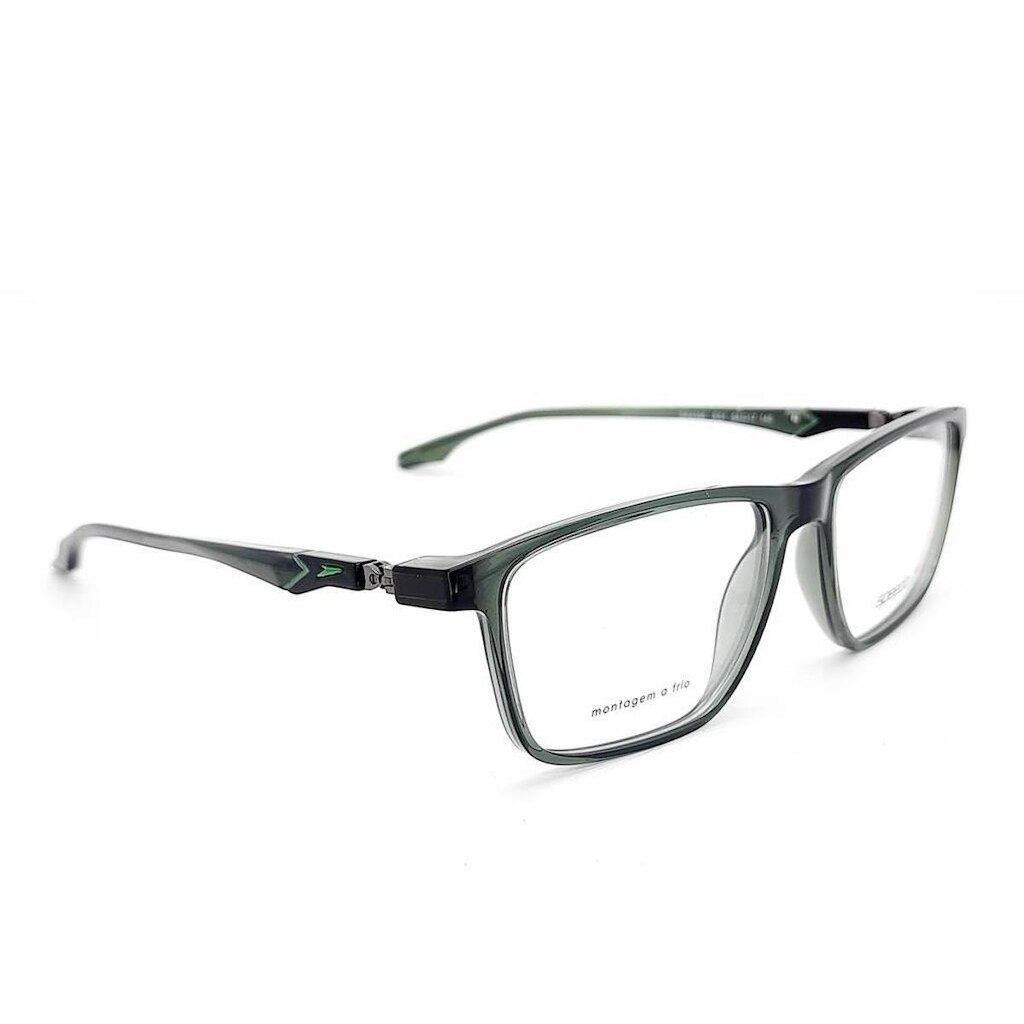 Armação De Óculos Speedo Haste 360 Sp4096 E01 Verde Translúcido