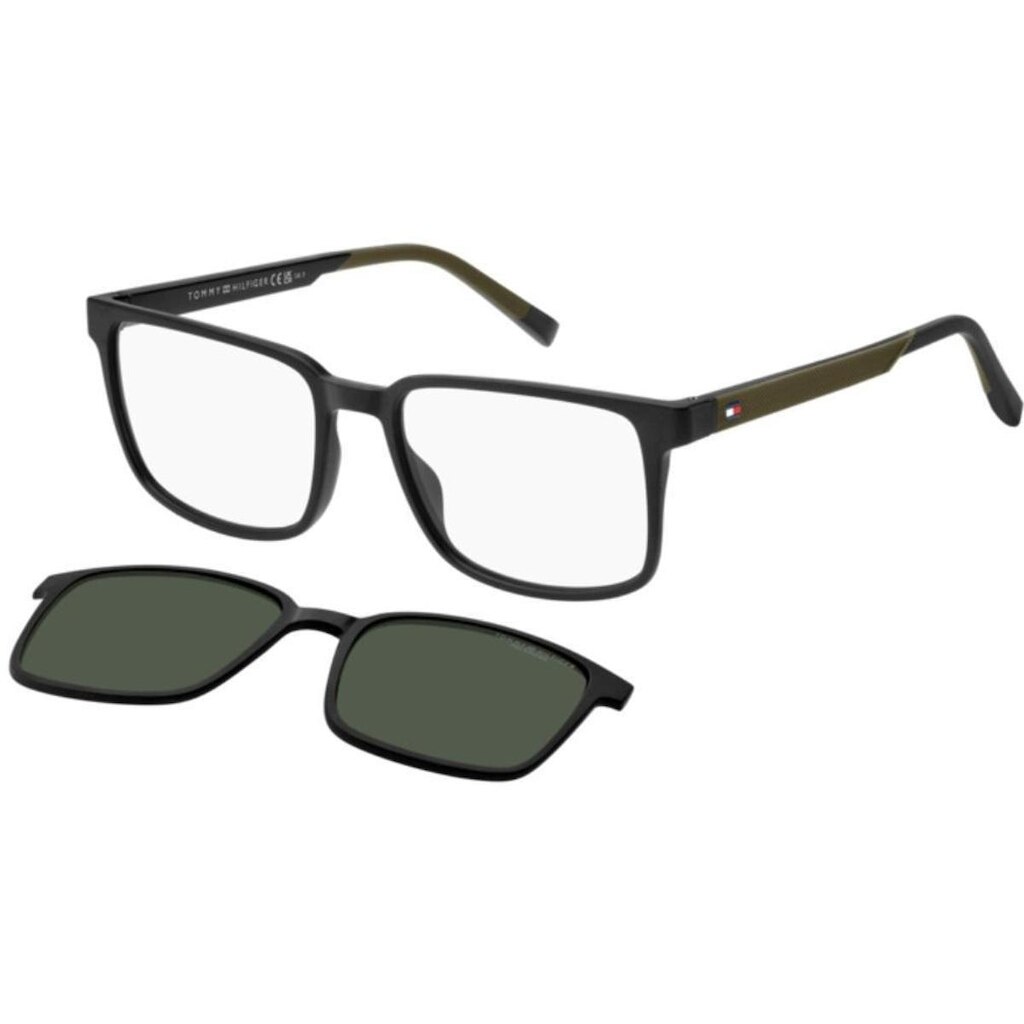 Armação De Óculos Tommy Hilfiger Th2145/cs 7zj99 55 Preto Fosco