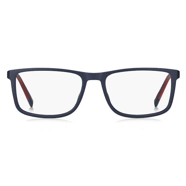 Armação De Óculos Tommy Hilfiger Th2283 8ru 55 Azul Fosco