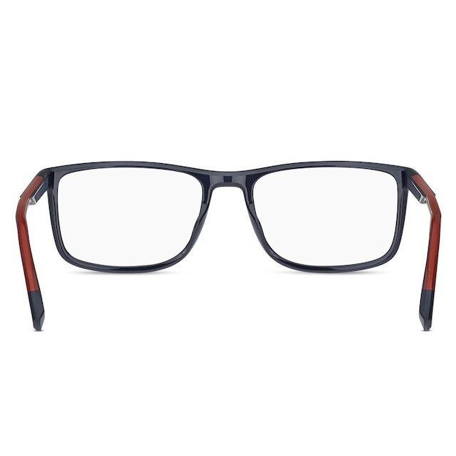 Armação De Óculos Tommy Hilfiger Th2283 8ru 55 Azul Fosco