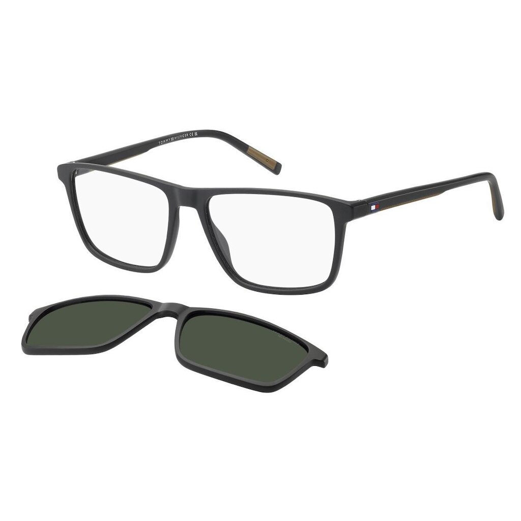 Armação de Óculos Tommy Hilfiger Th2326/c Kb7 57 Cinza Fosco