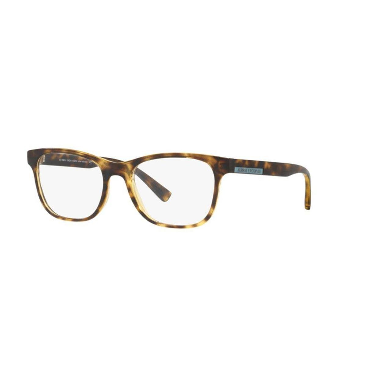 Armação Óculos Armani Exchange Ax3057l 8037 52 Havana - Marrom Menor preço em Armação Óculos Armani Exchange Ax3057l 8037 52 Havana - Marrom