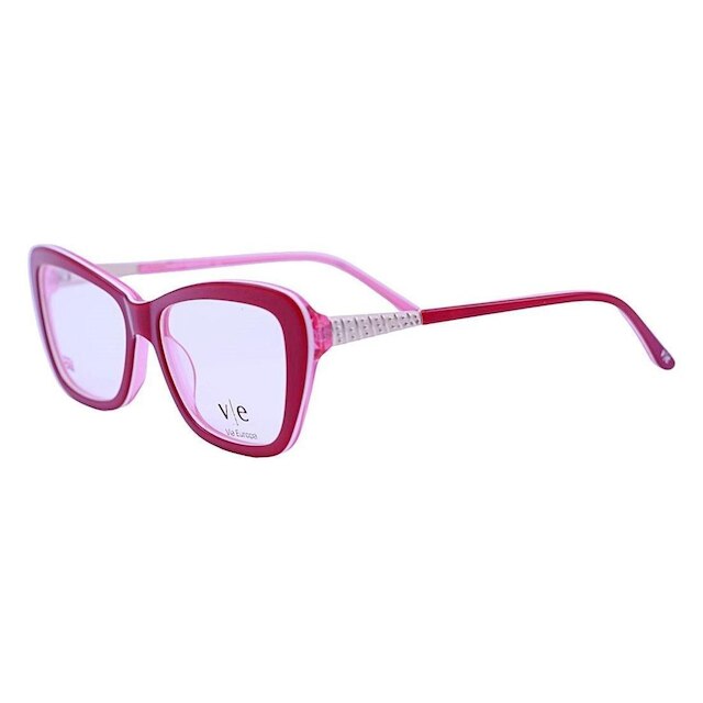 Armação Óculos De Grau Feminino Gateado Acetato Mackage - Vermelho
