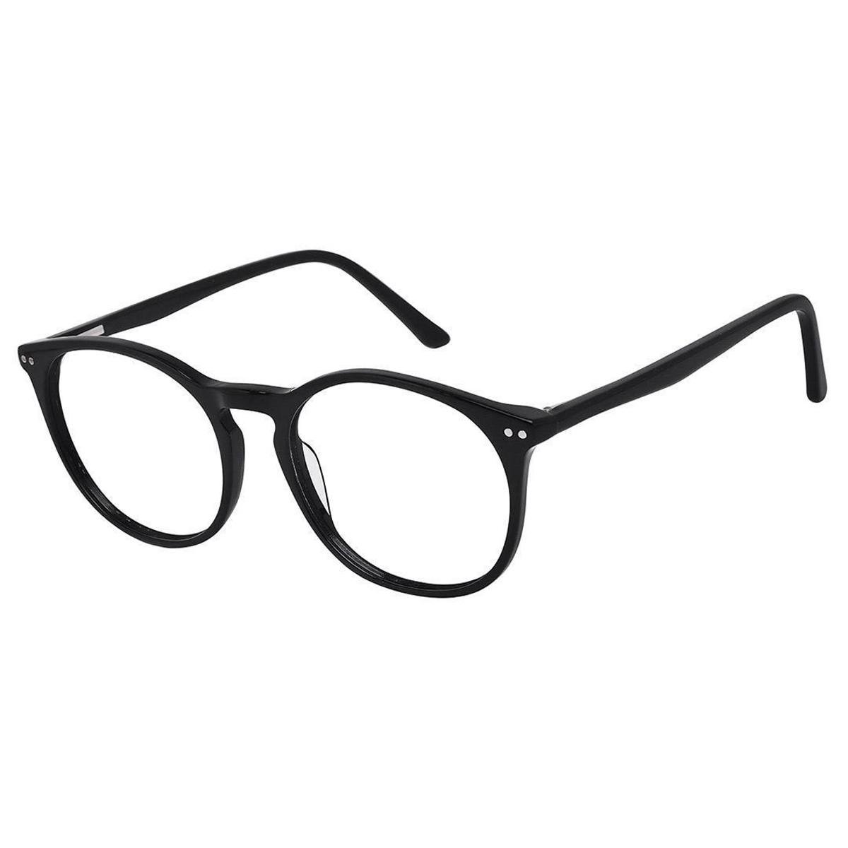 Armação Oculos De Grau Redondo Retro Izaker Masculino - Preto Menor preço em Armação Oculos De Grau Redondo Retro Izaker Masculino - Preto