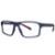 Armação Óculos Hb Polytech 0001 10100010553010 Matte Fade Invert Blue Marsala - Azul