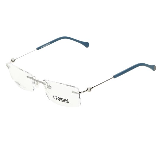 Armação para Óculos de Grau Forum F6027 Masculina - Chumbo